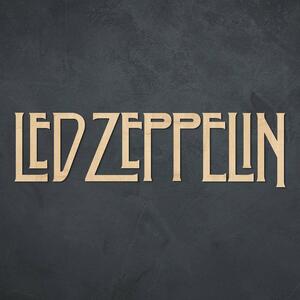 DUBLEZ | Dřevěný obraz - Logo Led Zeppelin
