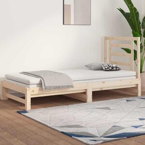 Výsuvná postel 2x (90 x 200) cm masivní borovice 3108602