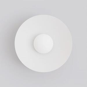 Nástěnné svítidlo MONO K1M – bílé, opálové sklo, 1× E14, šířka 40 cm