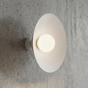 Nástěnné svítidlo MONO K1M – bílé, opálové sklo, 1× E14, šířka 40 cm