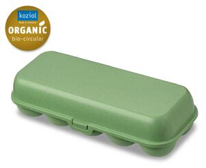 EGG box na 10 ks vajíček Zelená Organic KOZIOL (barva-listová zeleň)