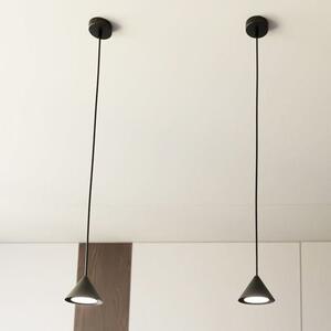 Závěsné svítidlo ELIT 1 – černé, 1× GX53, šířka 12 cm