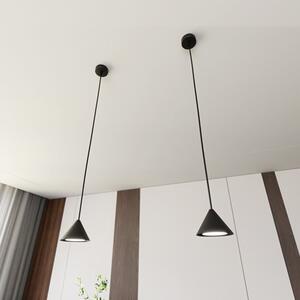Závěsné svítidlo ELIT 1 – černé, 1× GX53, šířka 12 cm