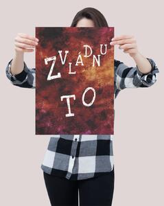 Motivační plakát - Zvládnu to FeelHappy.cz Velikost plakátu: A4 (21 × 29,7 cm)