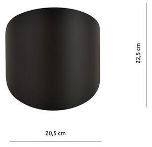 Nástěnné svítidlo FORM 3 – černé, 1× G9, šířka 20 cm
