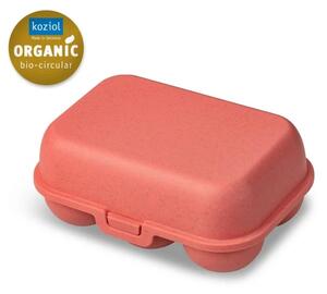 EGG box na 6 ks vajíček Růžová ORGANIC KOZIOL (barva-přírodní korál)