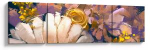 Obraz květů (170x50 cm)