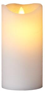 Sirius, LED svíčka Sara Exclusive, ø7,5x 15 cm | bílá