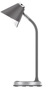 Immax 08972L - LED Stmívatelná stolní lampa FINCH LED/9W/12/230V šedá/chrom