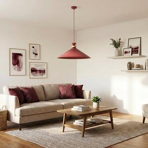 Závěsné svítidlo OLIVO 1L – vínové, 1× GX53, šířka 50 cm