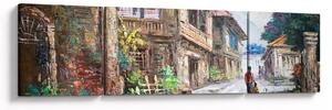 Obraz Filipínské vesnice, Asie (170x50 cm)