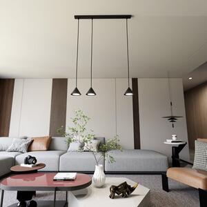 Závěsné svítidlo ELIT 3 – černé, 3× GX53, šířka 70 cm