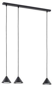 Závěsné svítidlo ELIT 3 – černé, 3× GX53, šířka 70 cm