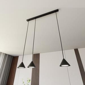 Závěsné svítidlo ELIT 3 – černé, 3× GX53, šířka 70 cm