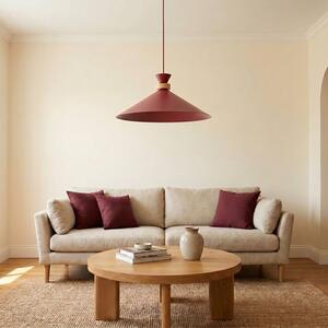 Závěsné svítidlo OLIVO 1L – vínové, 1× GX53, šířka 50 cm