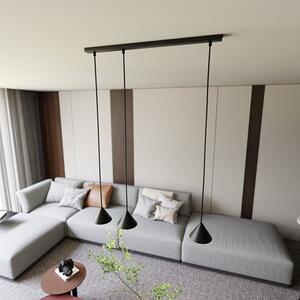 Závěsné svítidlo ELIT 3 – černé, 3× GX53, šířka 70 cm