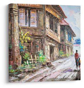 Obraz Filipínské vesnice, Asie (30x30 cm)