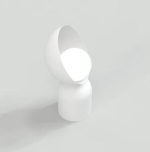 Stolní lampa BOTO LN1 – celobílá, sklo, 1× G9, šířka 18 cm
