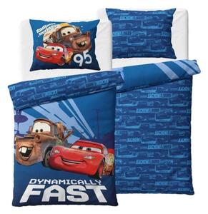 Carbotex Povlečení Cars 3 Blesk McQueen a Burák 140x200, 70x90 cm