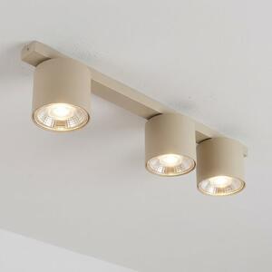 Stropní svítidlo NANO 3 – moka, 3× GU10 AR111, šířka 70 cm