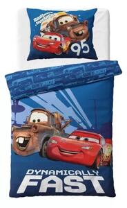 Carbotex Povlečení Cars 3 Blesk McQueen a Burák 140x200, 70x90 cm