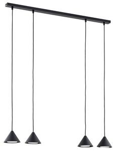 Závěsné svítidlo ELIT 4 – černé, 4× GX53, šířka 90 cm