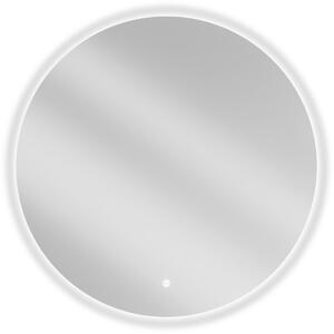 Mexen Erg, kulaté LED podsvícené koupelnové zrcadlo 80 cm, 6000K, topná podložka proti zamlžování, 9823-080-080-611-00