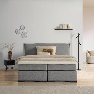POSTEL BOXSPRING, 180/200 cm, antracitová, šedá, béžová, ecru MID.YOU - Manželské postele, Online Only