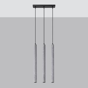 Závěsné svítidlo Pastelo, 3x betonové stínítko