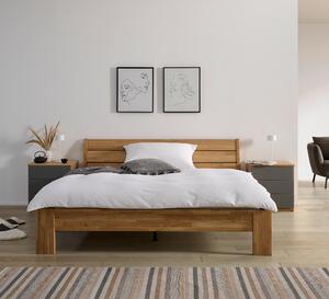 POSTEL, 180/200 cm, divoký dub MID.YOU - Manželské postele, Online Only