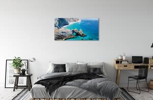Obrazy na plátně Řecko Beach břehu moře 100x50 cm