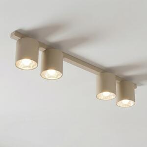 Stropní svítidlo NANO 4 – moka, 4× GU10 AR111, šířka 90 cm