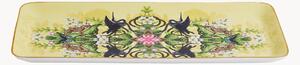 Obdélníkový tác z kostního porcelánu Wonderlust Waterlily