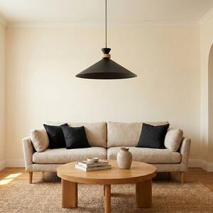 Závěsné svítidlo OLIVO 1L – černé, 1× GX53, šířka 50 cm