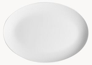 Oválný talíř z kostního porcelánu Gio
