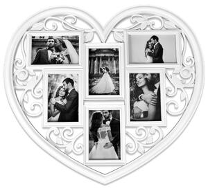 TZB Fotorámeček ve tvaru srdce Breva 10x15cm