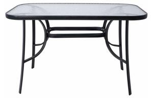 Zahradní stůl 120x70 cm SPRINGOS TOSCANA GF1039 černý