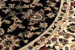 Makro Abra Kulatý koberec klasický ROYAL ADR 1745 černý Rozměr: průměr 120 cm