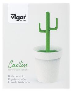 Odpadkový koš 3 l kaktus Cactus VIGAR (barva-zelená/bílá)