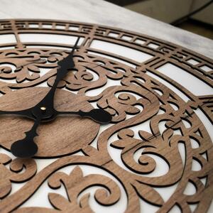 DUBLEZ | Nástěnné vintage hodiny ze dřeva - Majestique