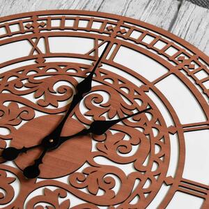 DUBLEZ | Nástěnné vintage hodiny ze dřeva - Majestique