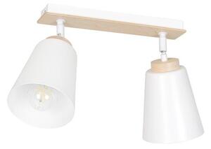 Stropní svítidlo ATLAS 2 – bílé, 2× E27, šířka 55 cm