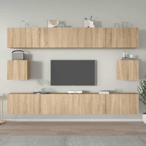 6dílný set TV skříněk dub sonoma kompozitní dřevo 3114368