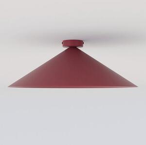 Stropní svítidlo MONO 1L – vínové, opálové sklo, 1× E14, šířka 50 cm