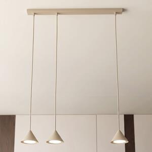Závěsné svítidlo ELIT 3 – moka, 3× GX53, šířka 70 cm
