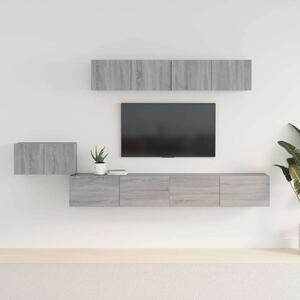 5dílný set TV skříněk šedý sonoma kompozitní dřevo 3114436