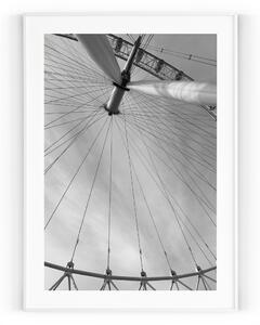 Plakát / Obraz London Eye Pololesklý saténový papír A4 - 21 x 29,7 cm