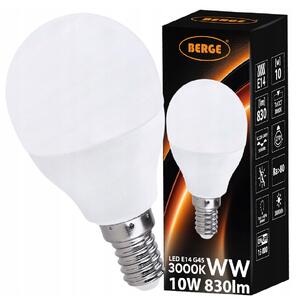 LED žárovka G45 - E14 - 10W - 830 lm - teplá bílá MILIO
