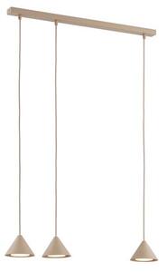 Závěsné svítidlo ELIT 3 – moka, 3× GX53, šířka 70 cm