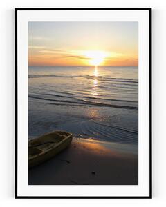 Plakát / Obraz Beach 30 x 40 cm Pololesklý saténový papír